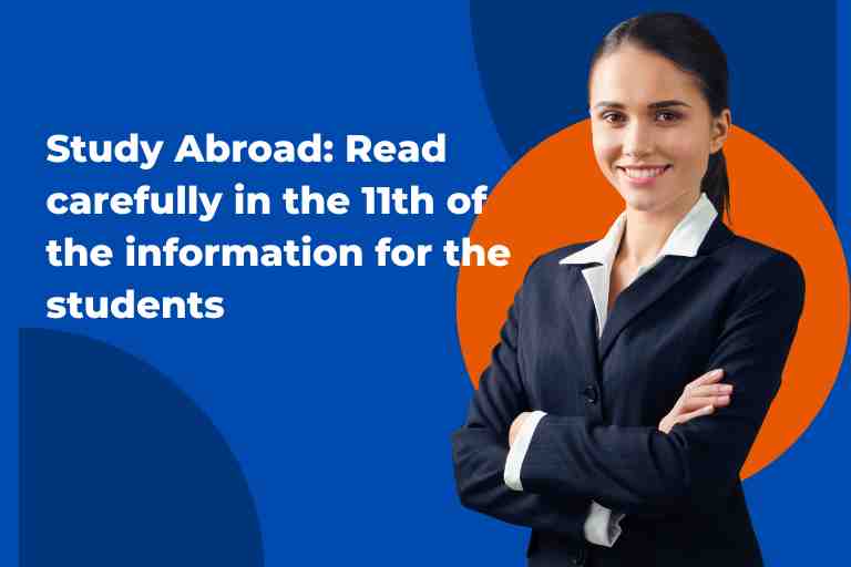 Study Abroad Read carefully in the 11th of the information for the students 1